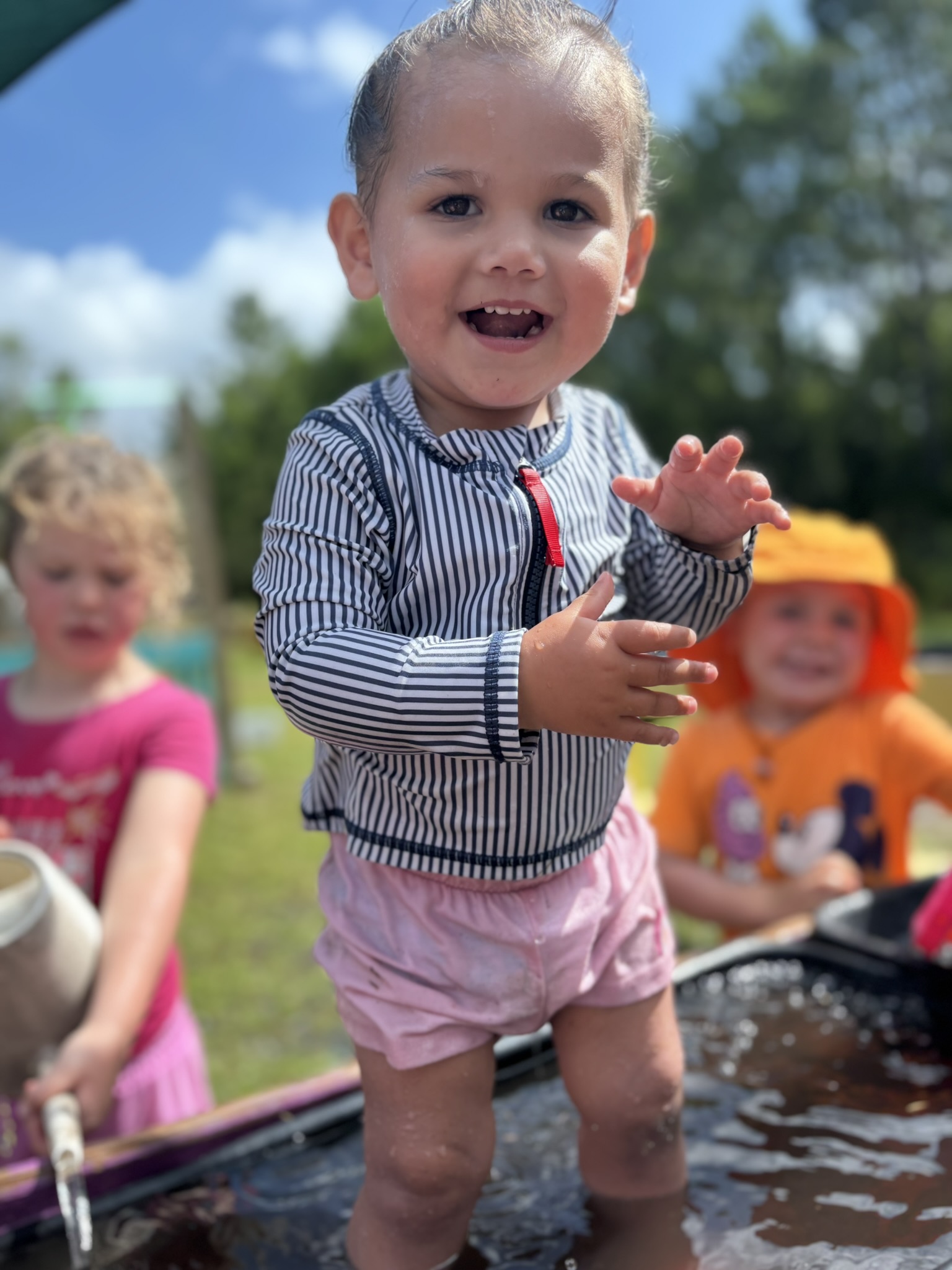 HOK Preschool garden exploration